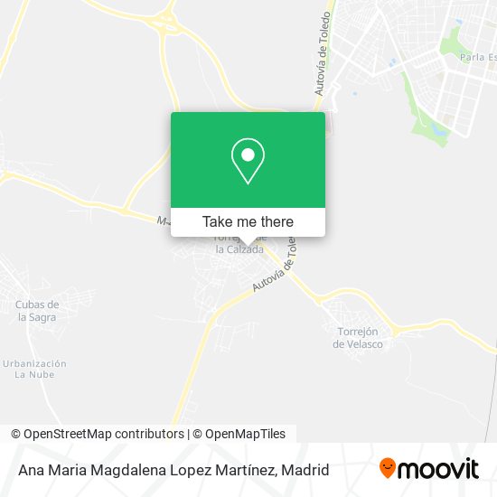 Ana Maria Magdalena Lopez Martínez map