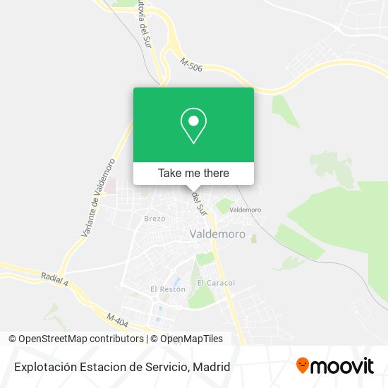 Explotación Estacion de Servicio map