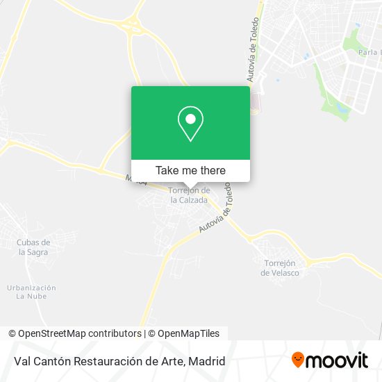 Val Cantón Restauración de Arte map