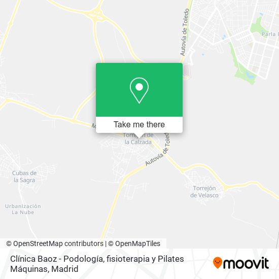 Clínica Baoz - Podología, fisioterapia y Pilates Máquinas map