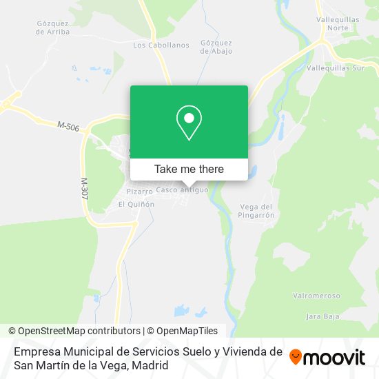 Empresa Municipal de Servicios Suelo y Vivienda de San Martín de la Vega map