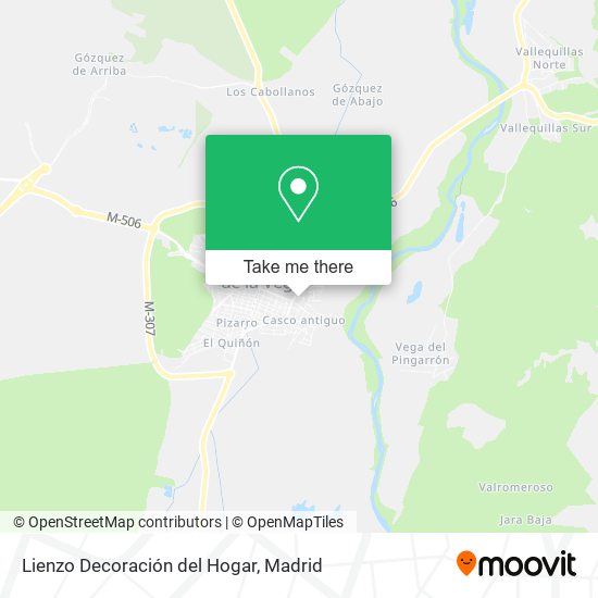 Lienzo Decoración del Hogar map