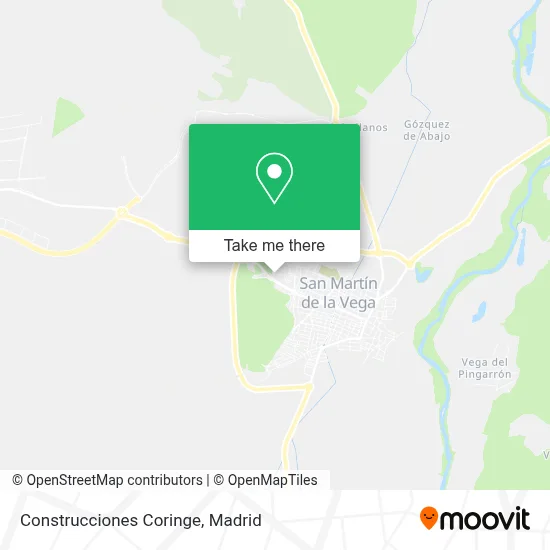 Construcciones Coringe map