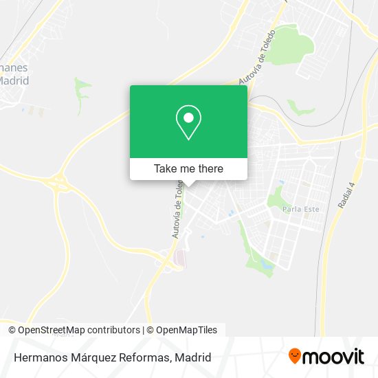 Hermanos Márquez Reformas map