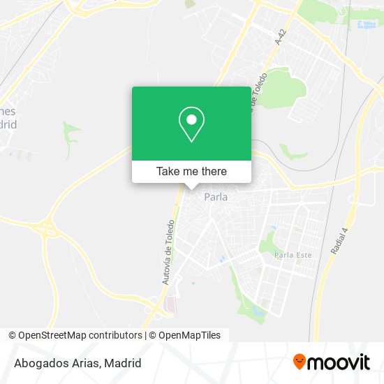 Abogados Arias map