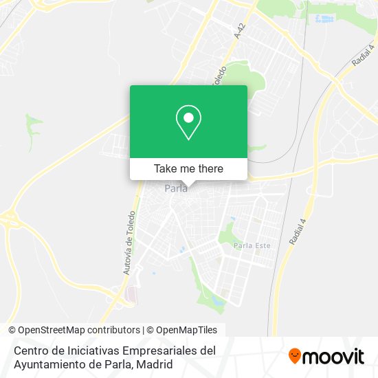 Centro de Iniciativas Empresariales del Ayuntamiento de Parla map
