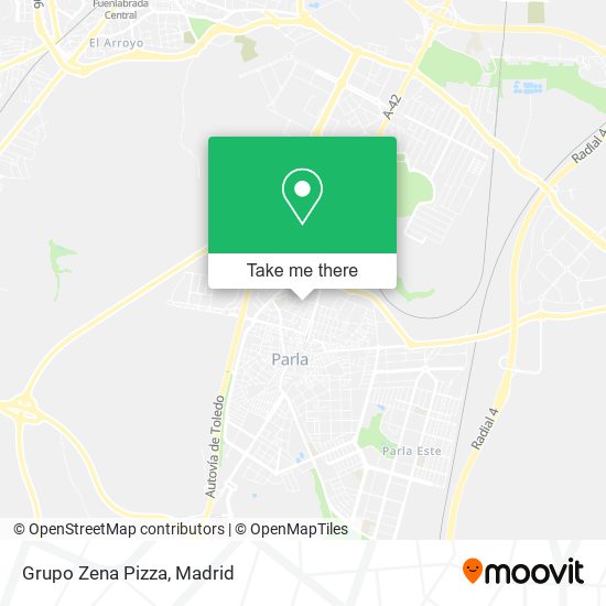 mapa Grupo Zena Pizza