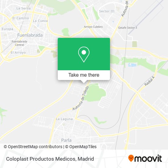 Coloplast Productos Medicos map