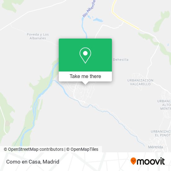 Como en Casa map