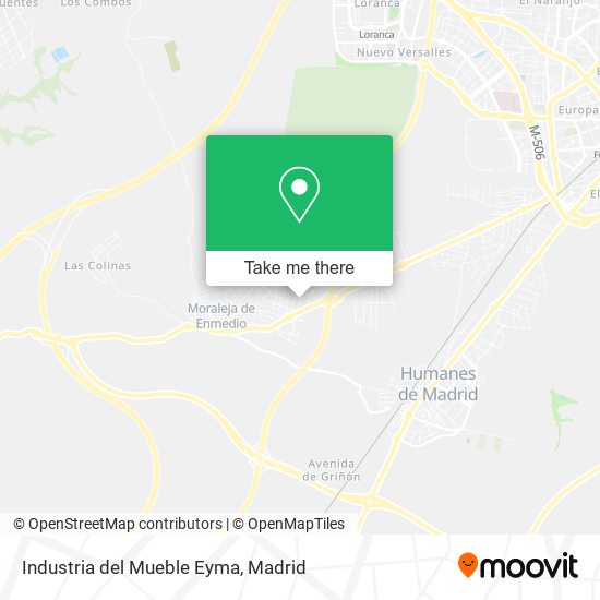 mapa Industria del Mueble Eyma