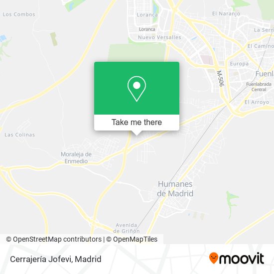 Cerrajería Jofevi map