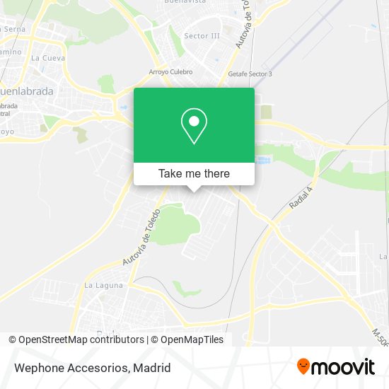 Wephone Accesorios map