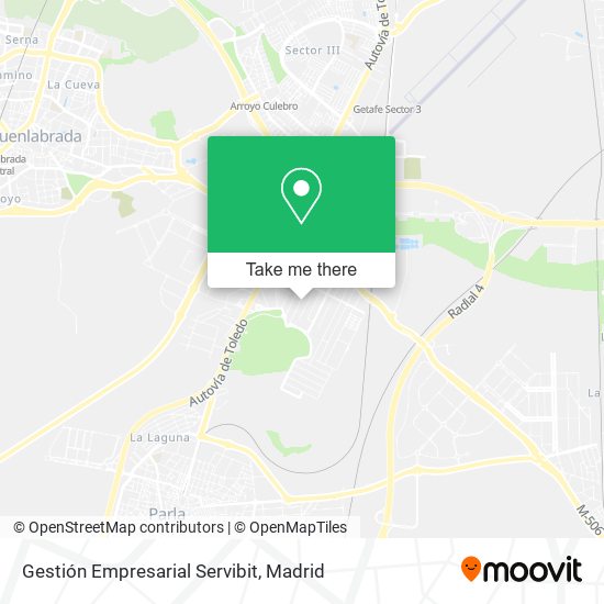 Gestión Empresarial Servibit map