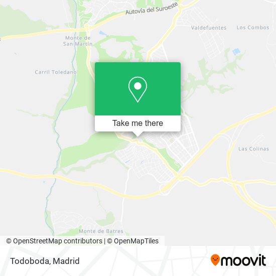 Todoboda map