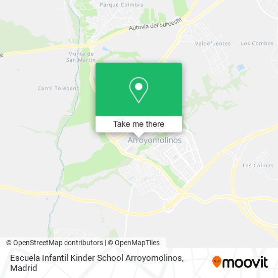 Escuela Infantil Kinder School Arroyomolinos map