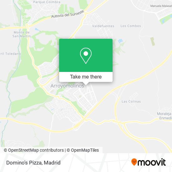 mapa Domino's Pizza