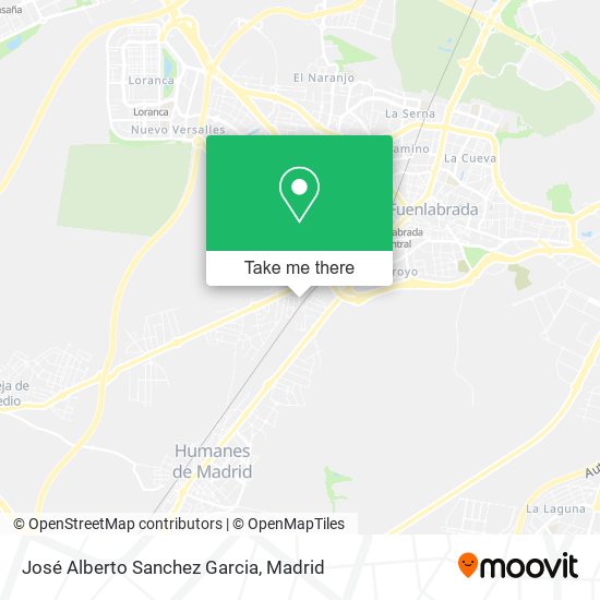 José Alberto Sanchez Garcia map