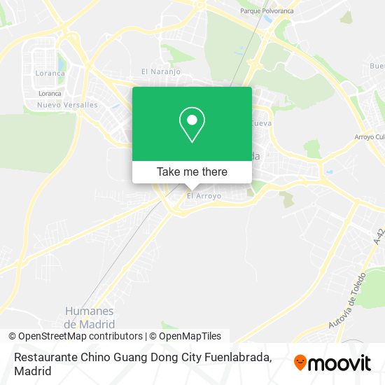 Restaurante Chino Guang Dong City Fuenlabrada map