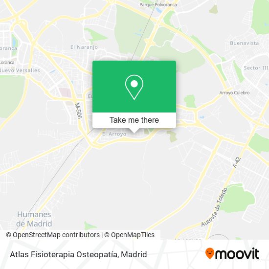 Atlas Fisioterapia Osteopatía map