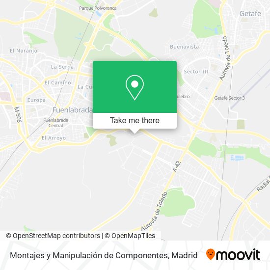 mapa Montajes y Manipulación de Componentes