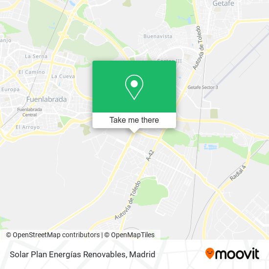 mapa Solar Plan Energías Renovables