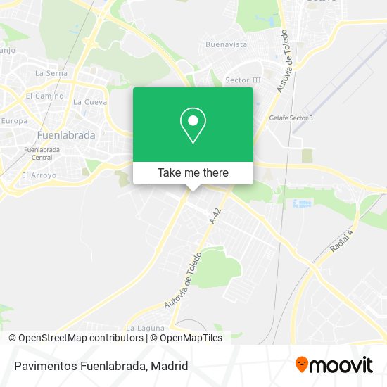 mapa Pavimentos Fuenlabrada