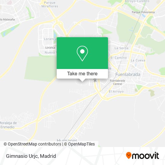 Gimnasio Urjc map