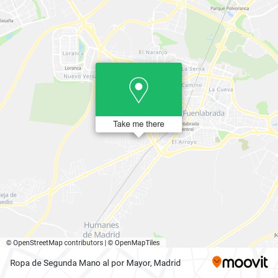 Ropa de Segunda Mano al por Mayor map