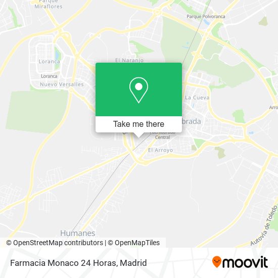 Farmacia Monaco 24 Horas map