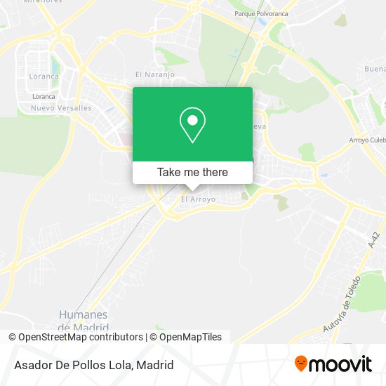 Asador De Pollos Lola map