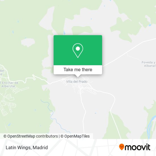 Latín Wings map