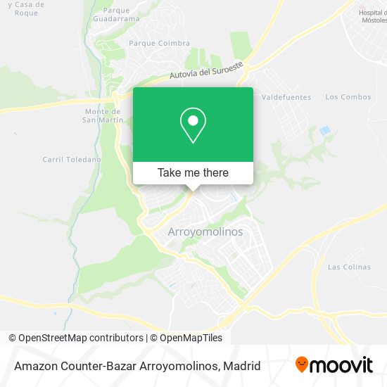 Amazon Counter-Bazar Arroyomolinos map