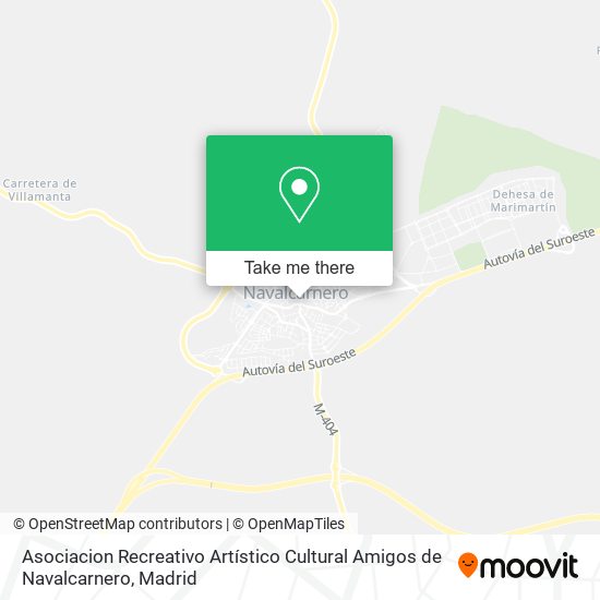 Asociacion Recreativo Artístico Cultural Amigos de Navalcarnero map