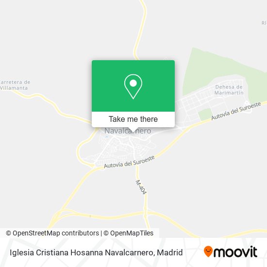 Iglesia Cristiana Hosanna Navalcarnero map