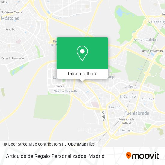 mapa Artículos de Regalo Personalizados