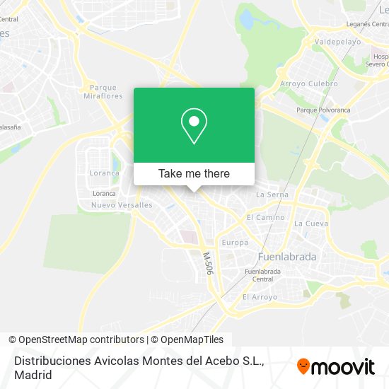 Distribuciones Avicolas Montes del Acebo S.L. map