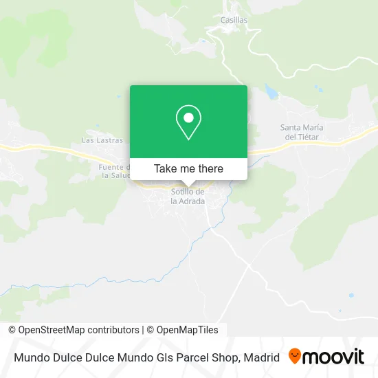 Mundo Dulce Dulce Mundo Gls Parcel Shop map