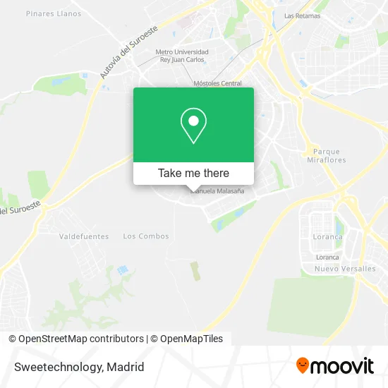 mapa Sweetechnology