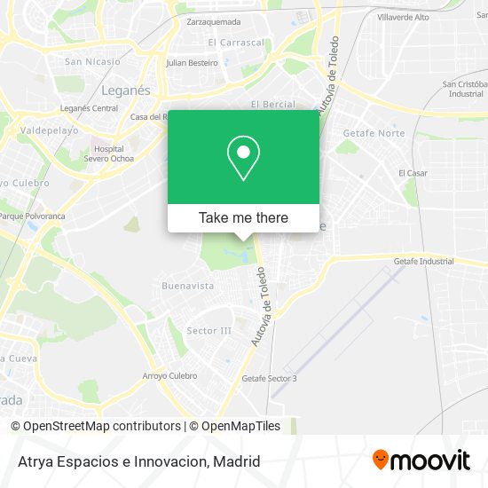 Atrya Espacios e Innovacion map