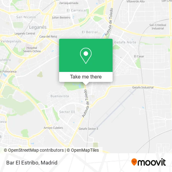 Bar El Estribo map
