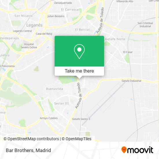 Bar Brothers map