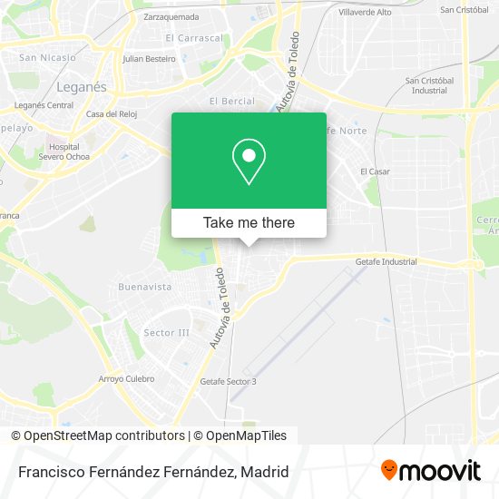 Francisco Fernández Fernández map