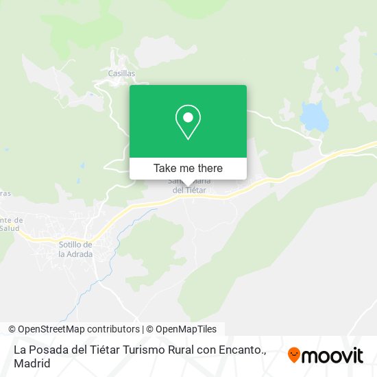 La Posada del Tiétar Turismo Rural con Encanto. map