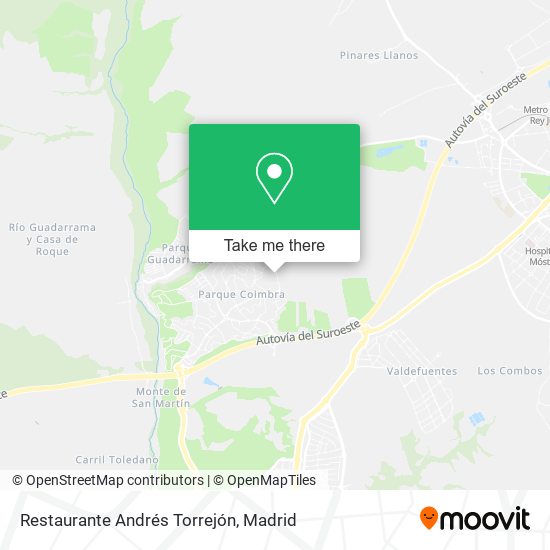 Restaurante Andrés Torrejón map