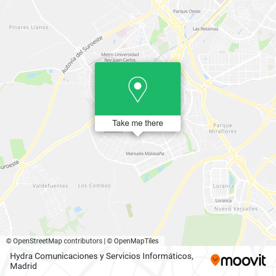 Hydra Comunicaciones y Servicios Informáticos map