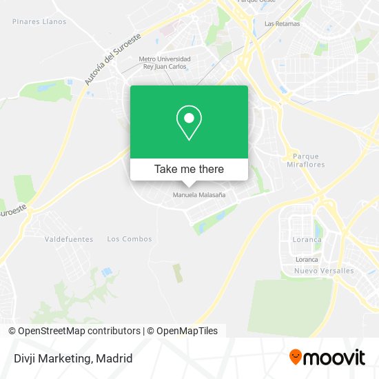 mapa Divji Marketing