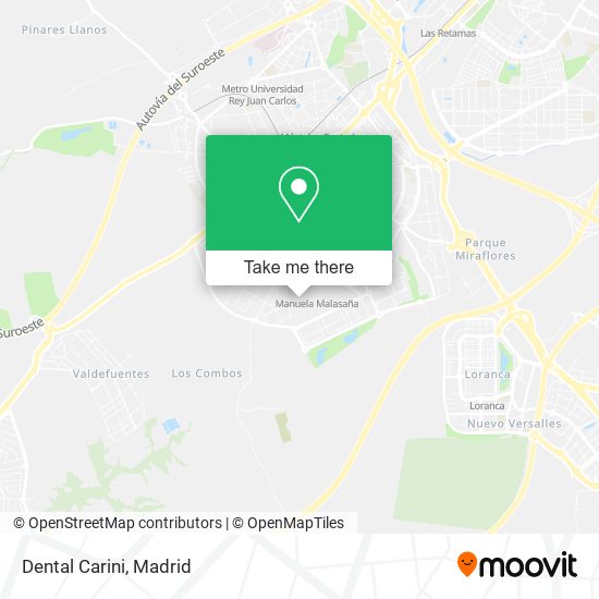 mapa Dental Carini