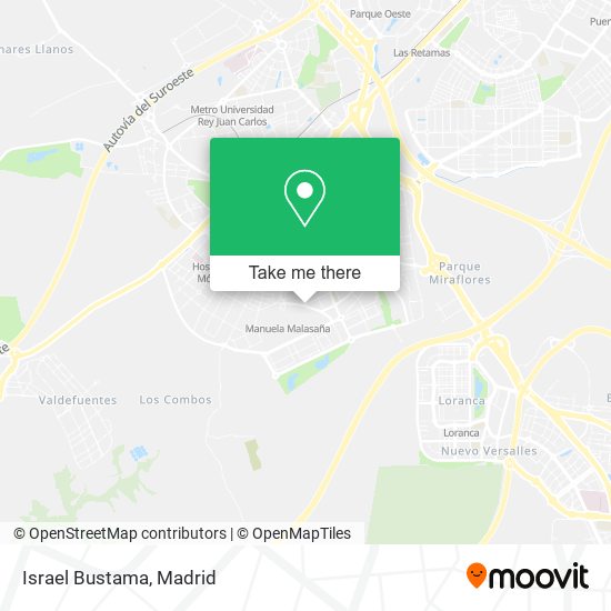 Israel Bustama map