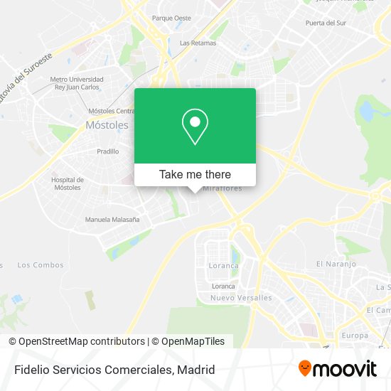 mapa Fidelio Servicios Comerciales