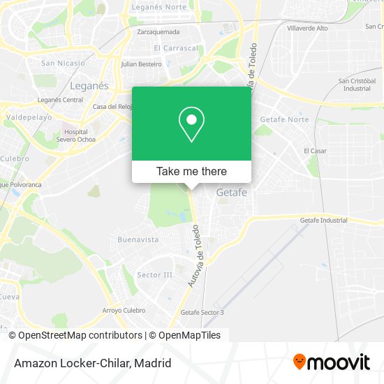 mapa Amazon Locker-Chilar